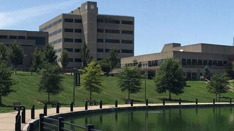 NKU campus and lake 