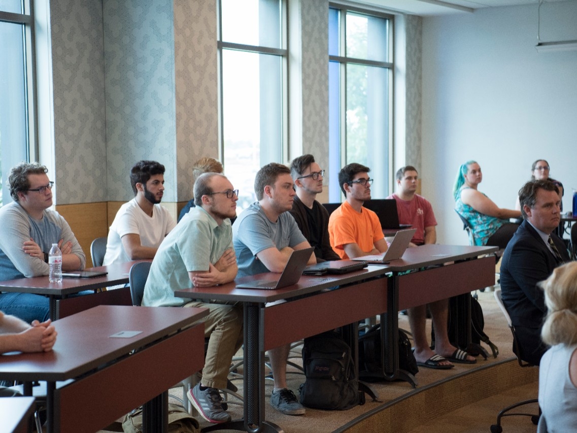 Lecture in Griffin Hall