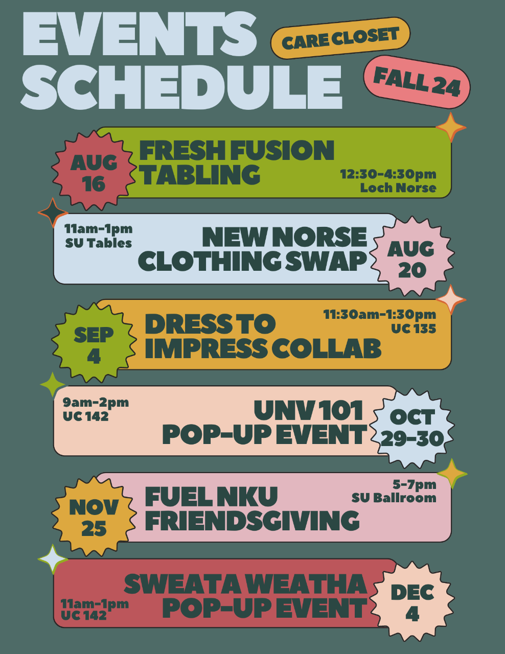 Fall 2024 CC@NKU Events