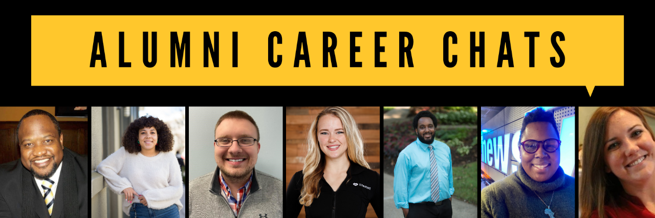 Alumni Career Chats, photo collage