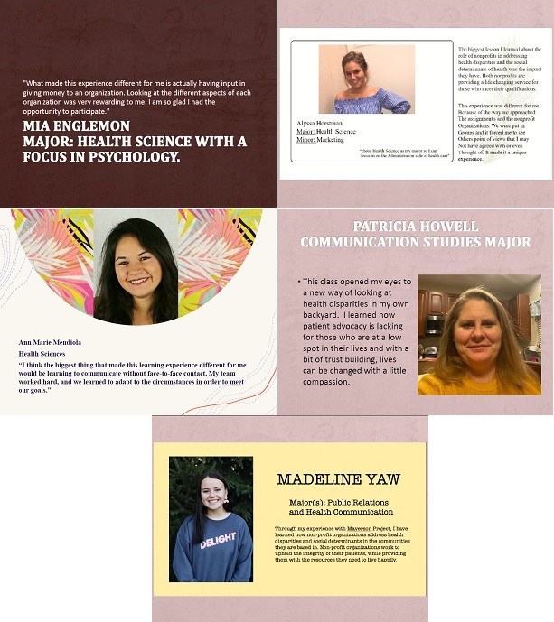 CMST 403 Student Reflections Slideshow