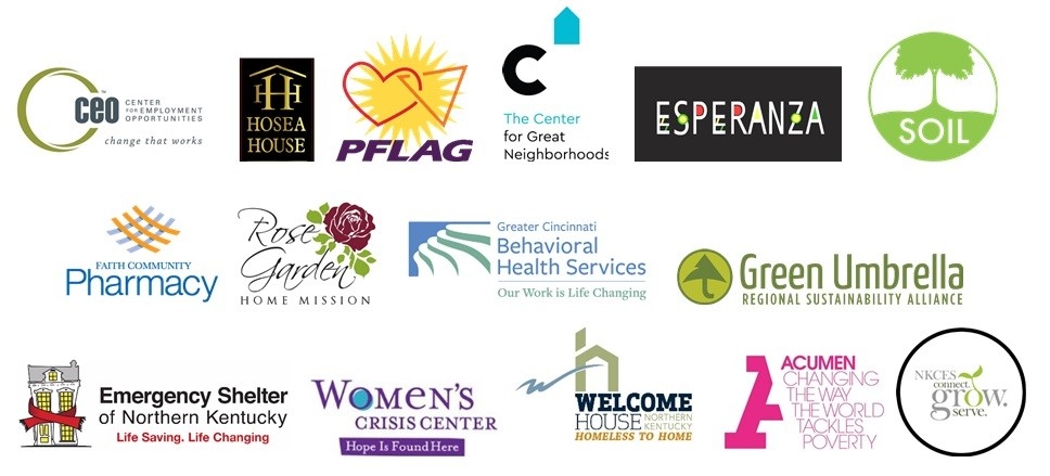 Logos of Fall 2020 Mayerson Awardees