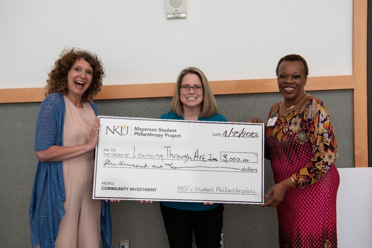 Learning Through Art, Inc awarded Mayerson Student Philanthropy award