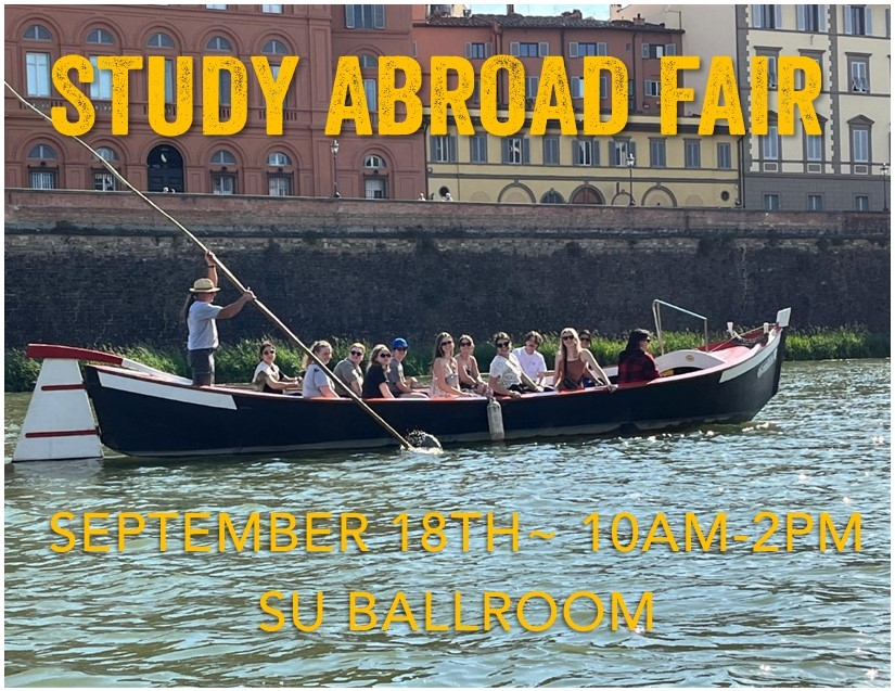 Image of students in a boat in Italy