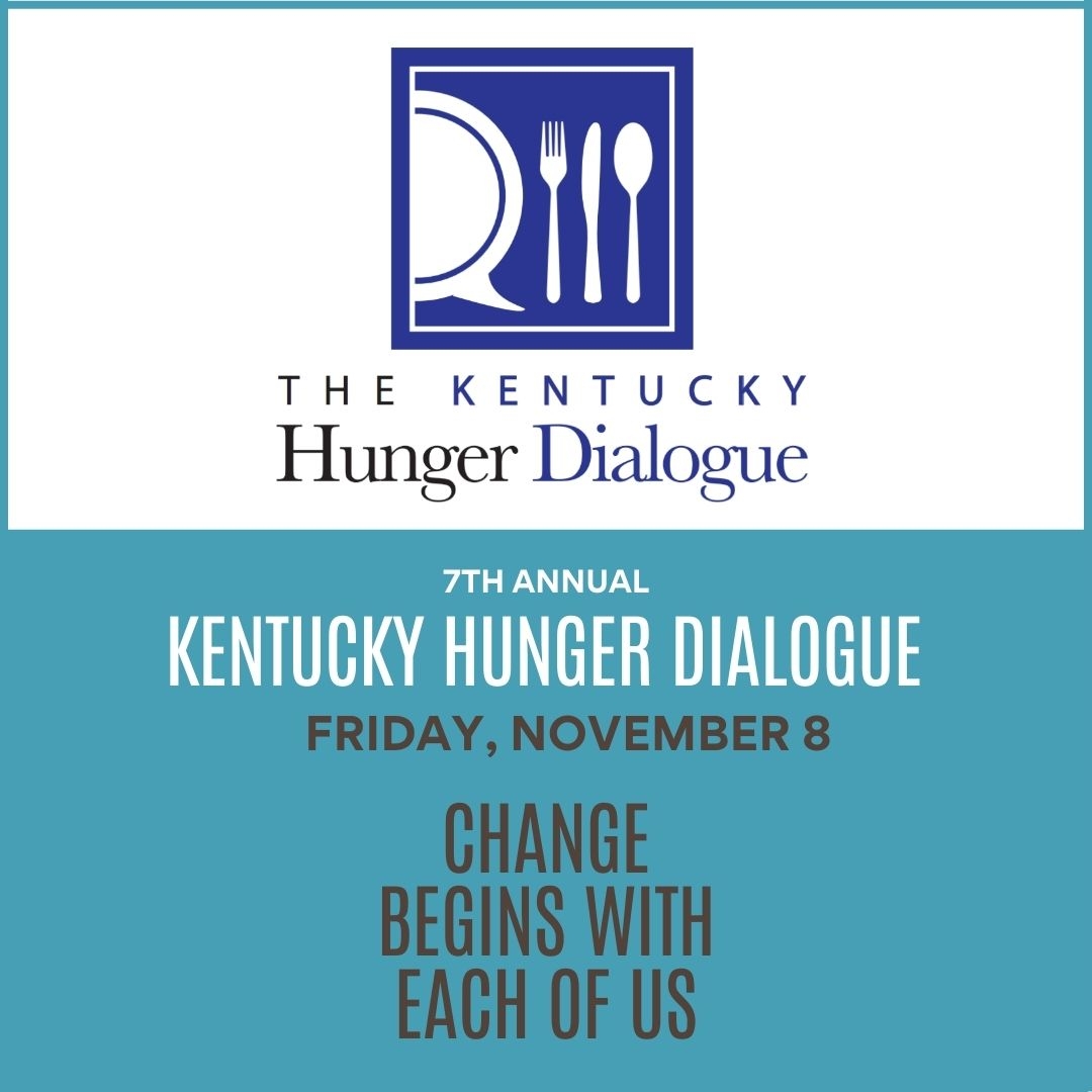 Kentucky Hunger Dialogue invitation including date and theme