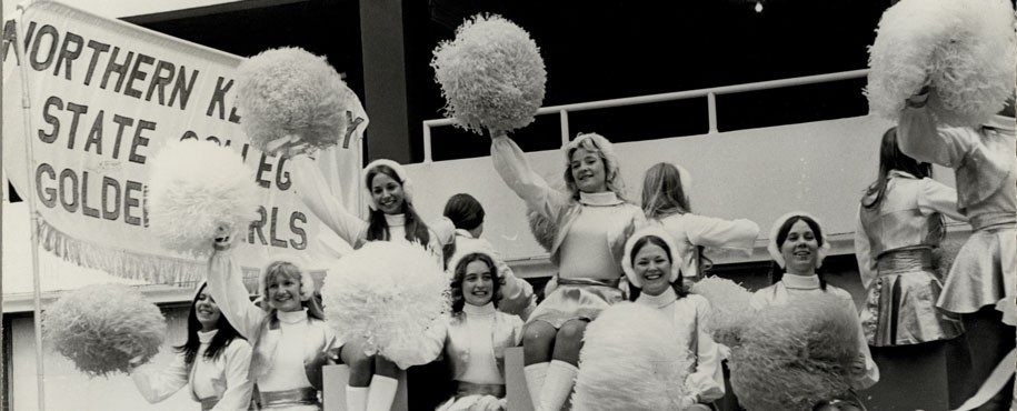 Historic NKU Golden Girls cheerleaders