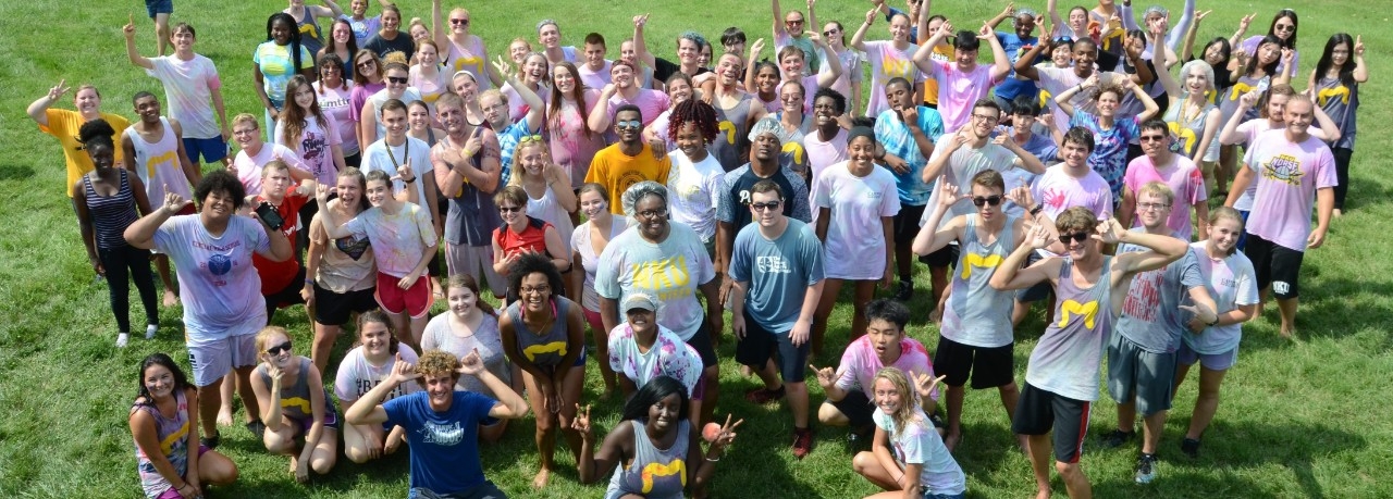 Group of Students on Campus 