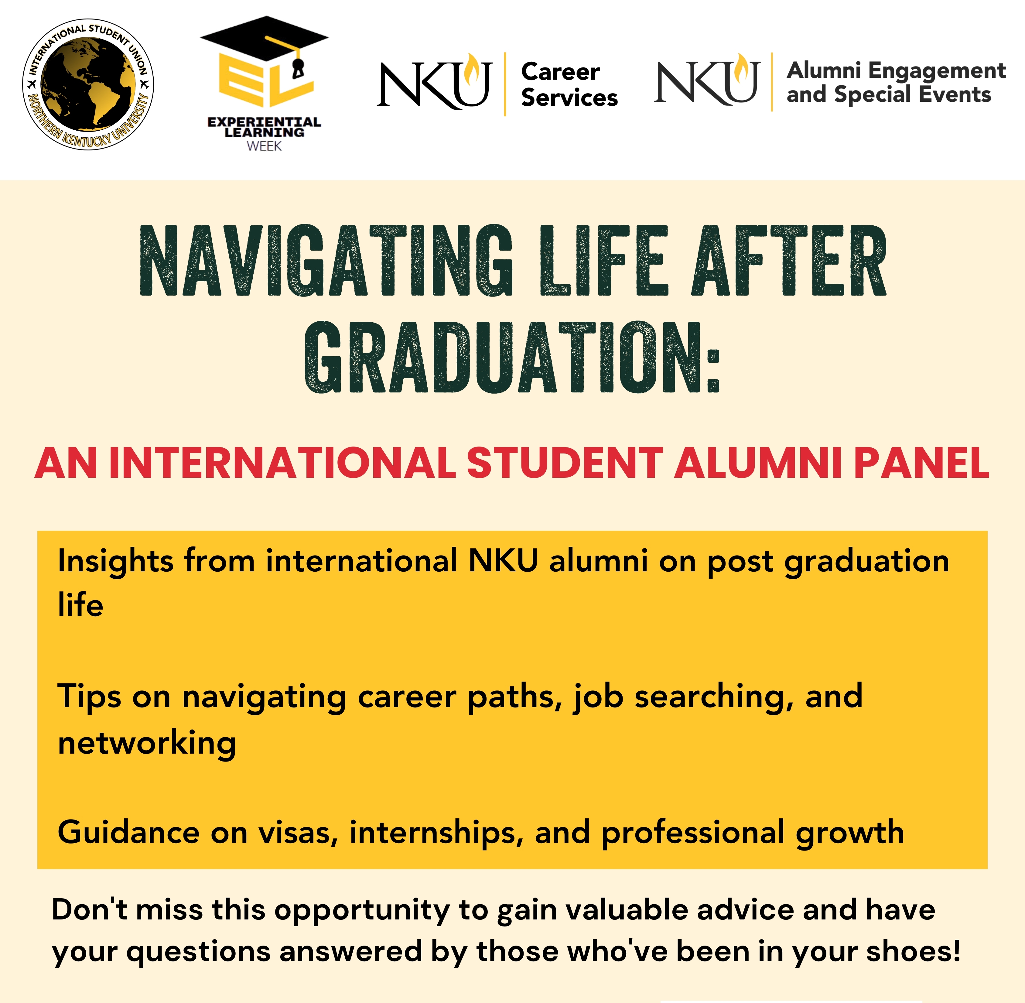 Career services sign