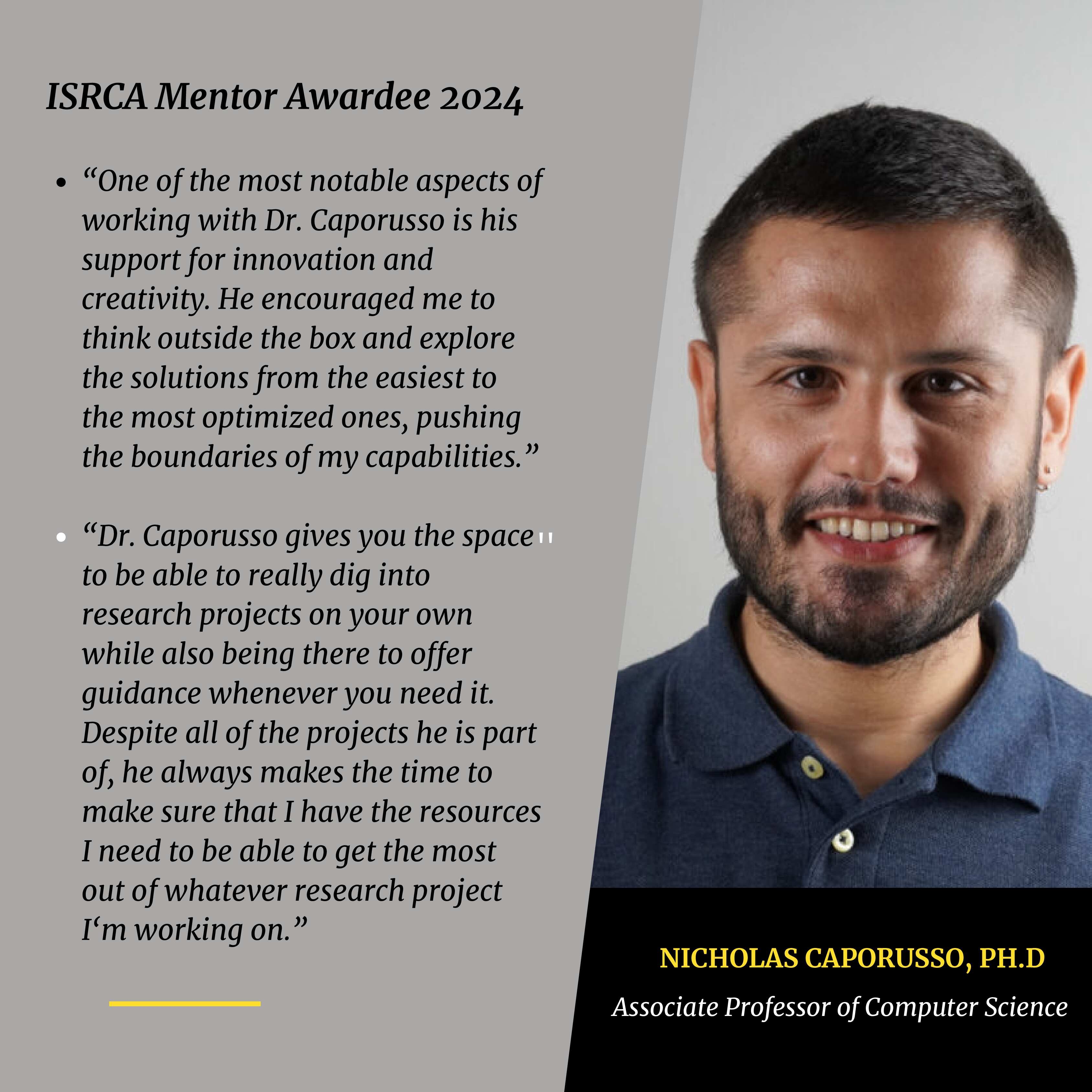 2024 ISRCA Faculty Award