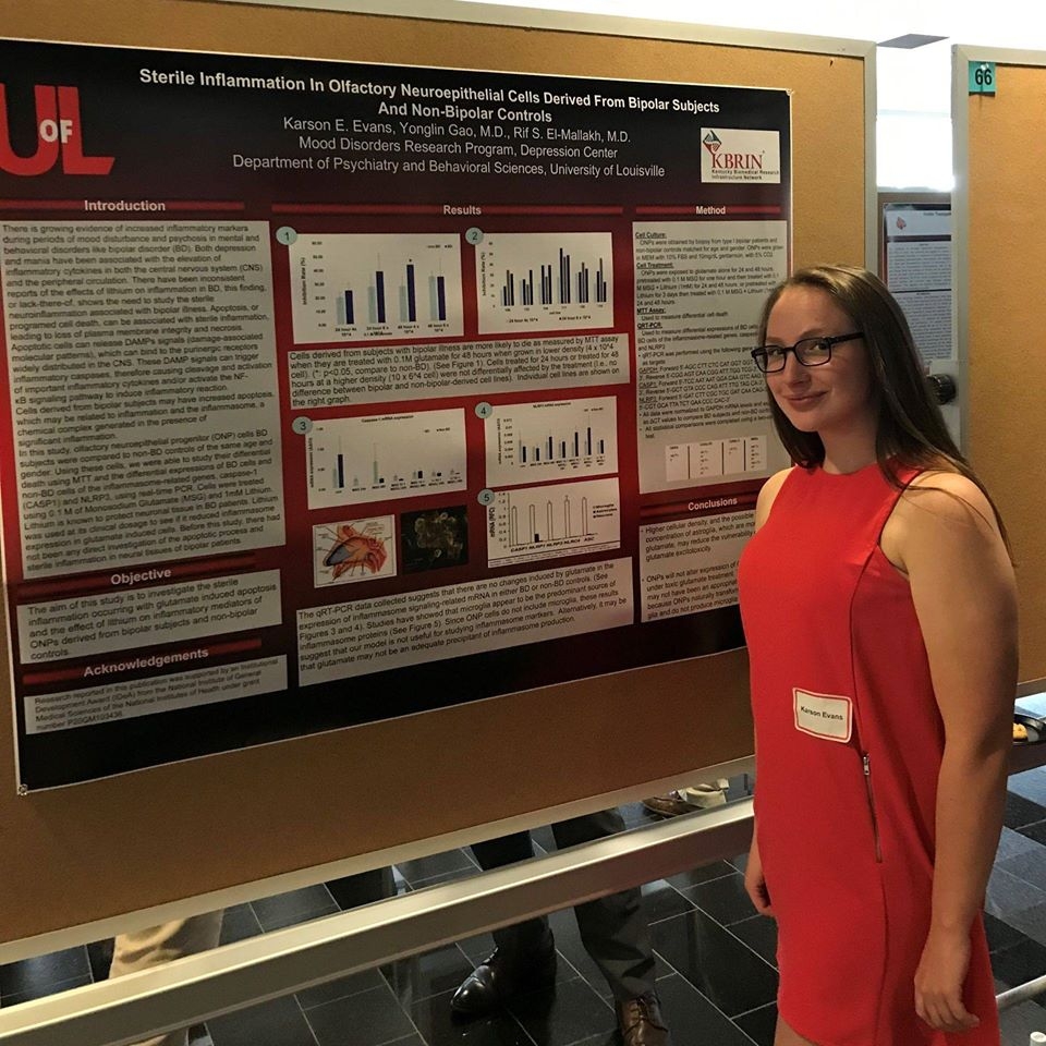 Karson presenting at a conference