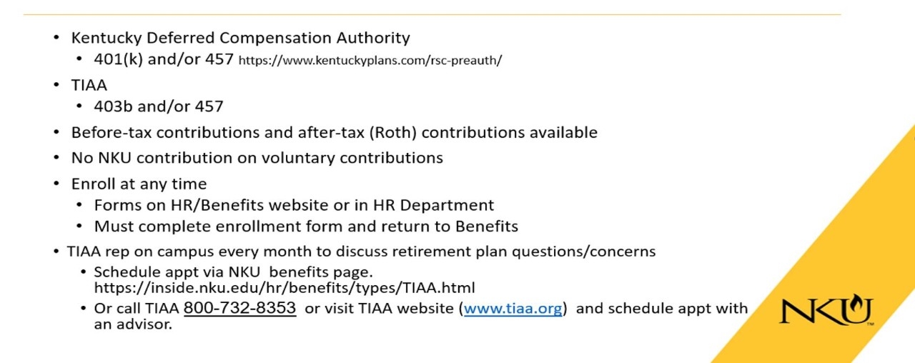Voluntary Retirement Plans