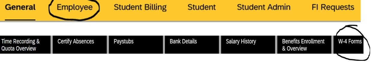 mynku employee tab