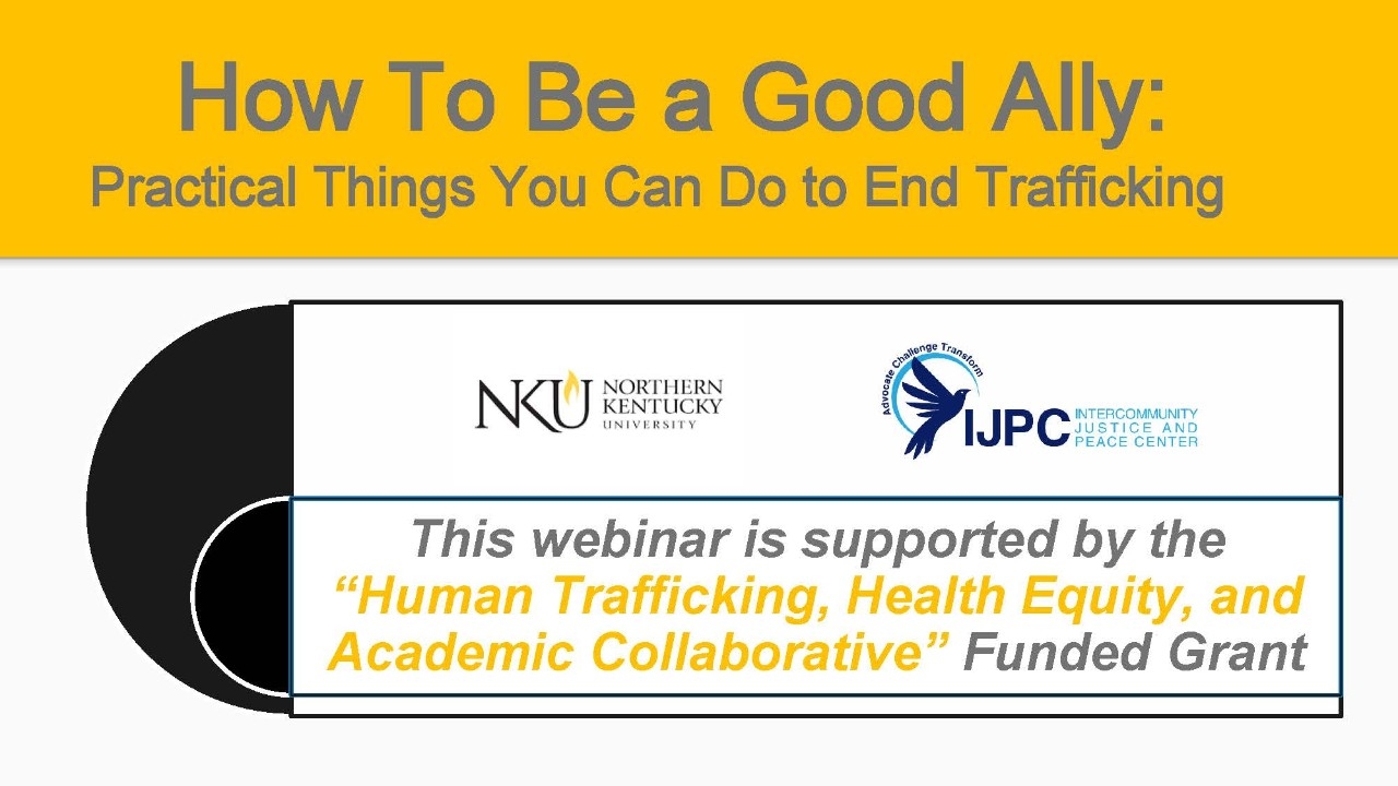 Beginning slide of How to Be a Good Ally