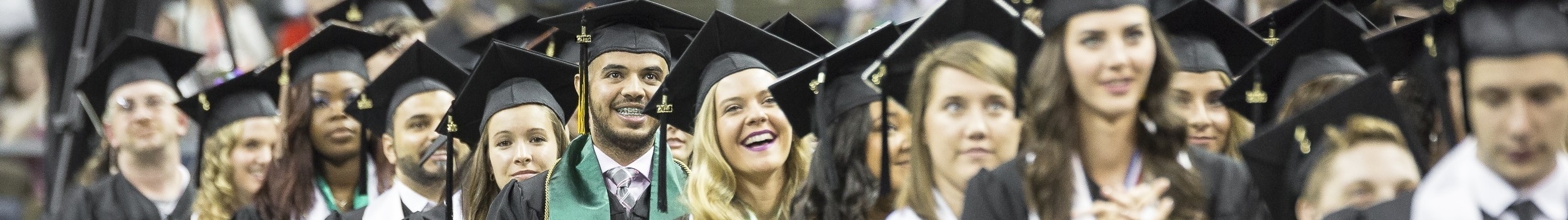 Students at graduation