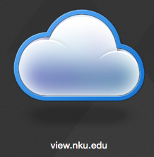 view.nku.edu icon in VMware.