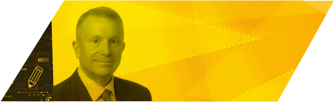 A decorative banner containing an image of NKU's IT CIO.