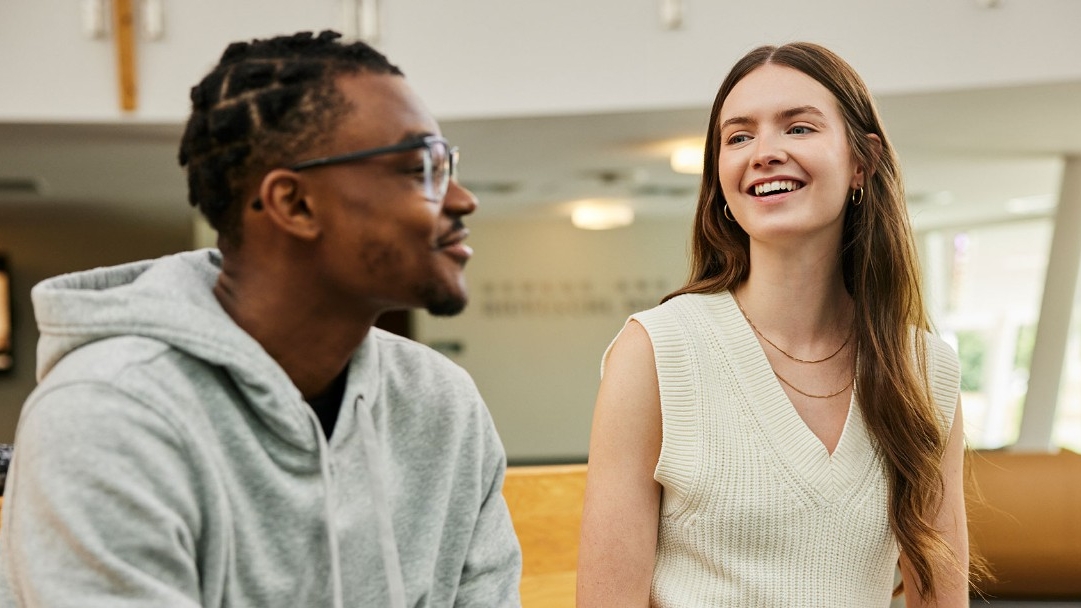 Students talking