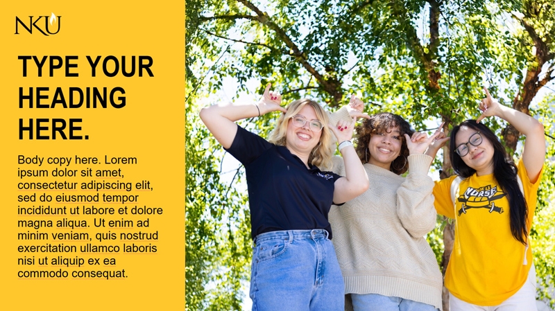 PowerPoint Template content slide