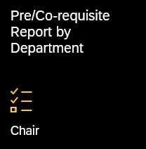 Pre/Co-requisite Report by Department
