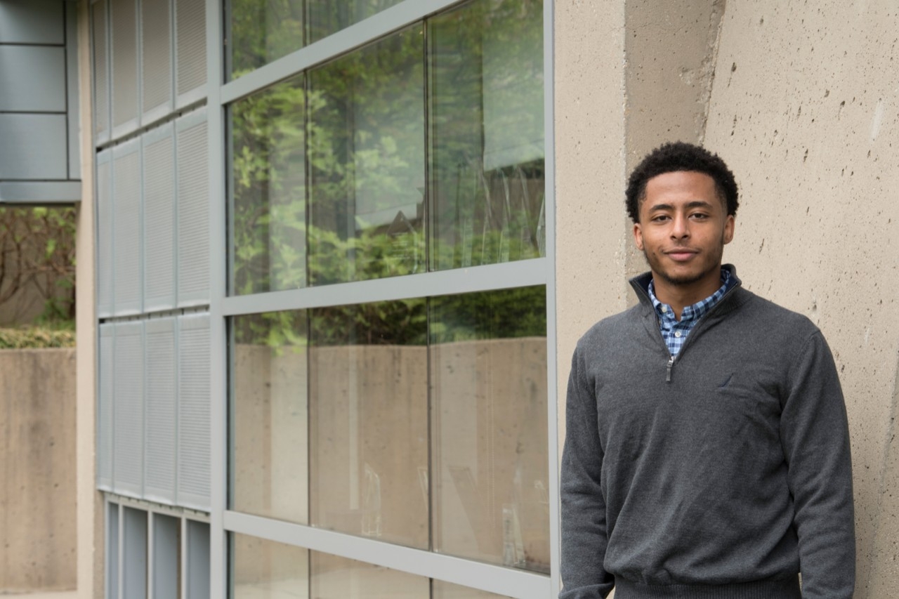 Bereket Bekele, a Chemistry major at NKU