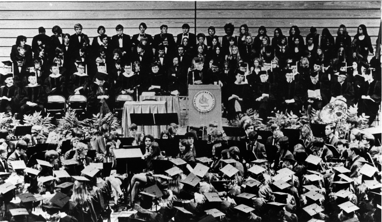 1973 Commencement ceremony