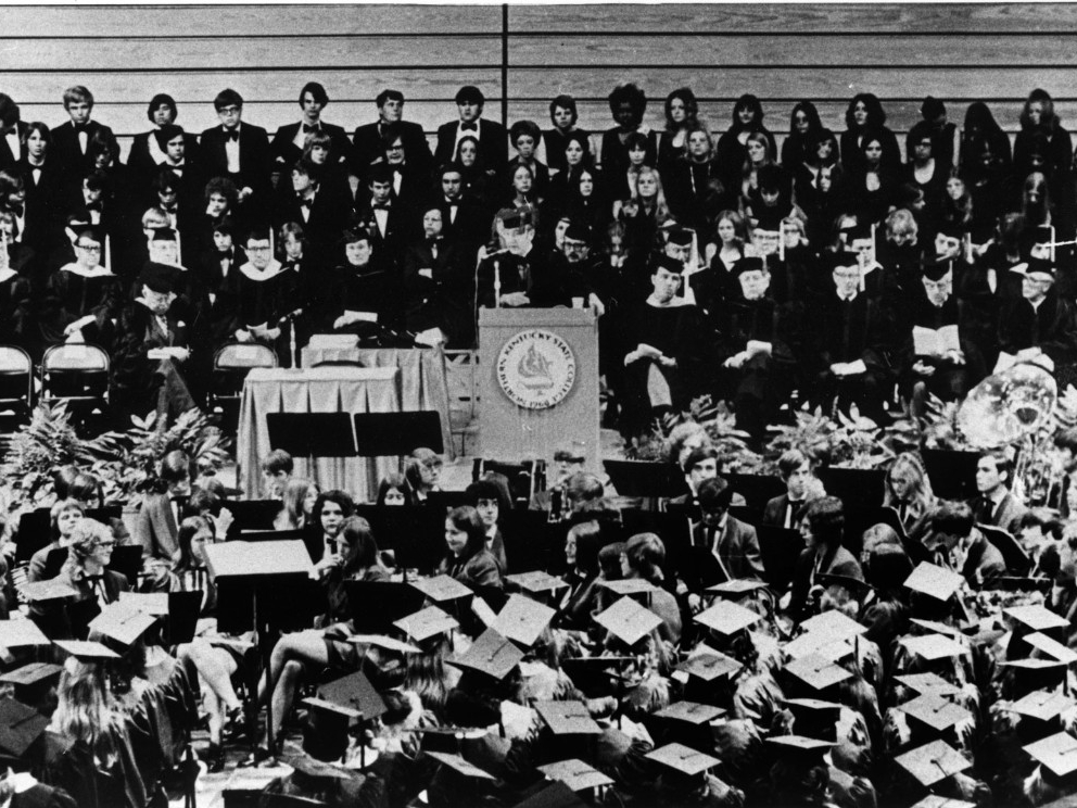 1973 Commencement ceremony