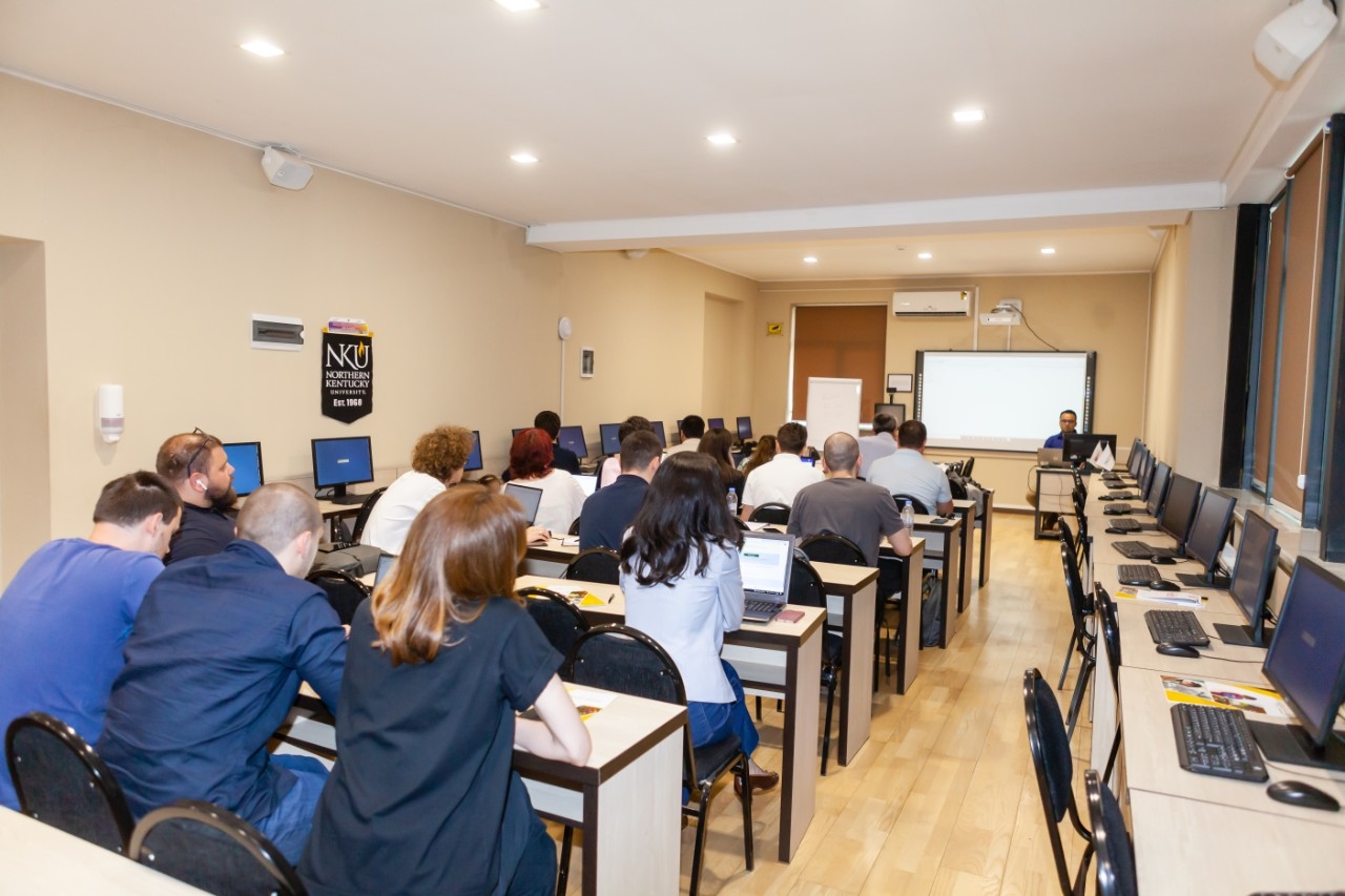 A cybersecurity class on SANGU's campus
