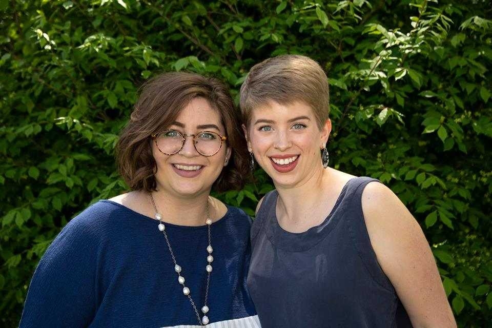 Alaina Broderson (left)