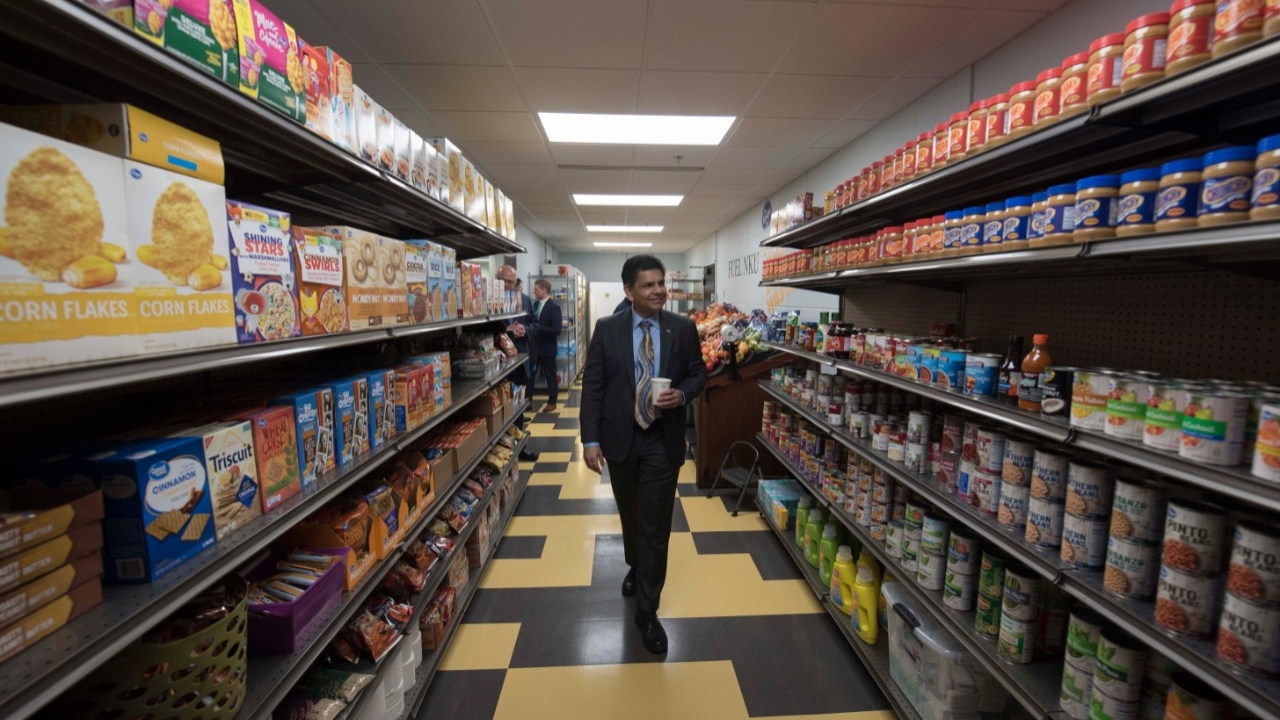 President Vaidya walking in FUEL NKU