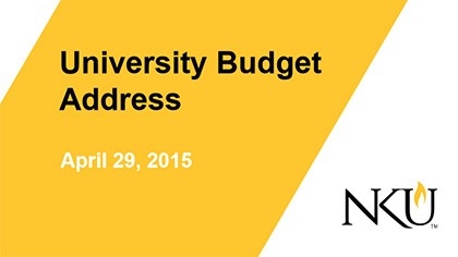 University Budget Address