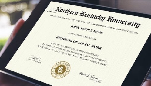 An illustration of a NKU Diploma