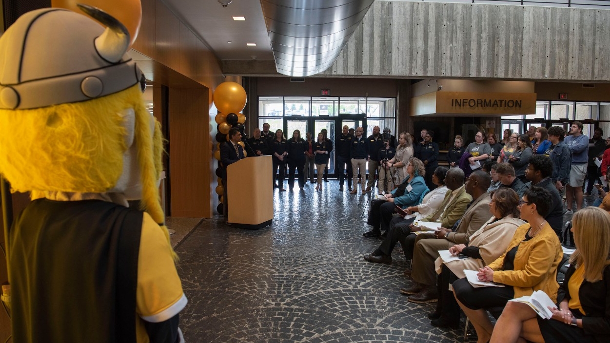 The opening ceremony of NKU's First Year Student Success Hub