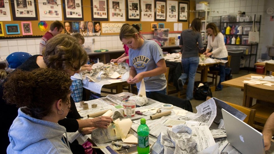 The Haile Planetarium inside NKU's College of Arts and Sciences