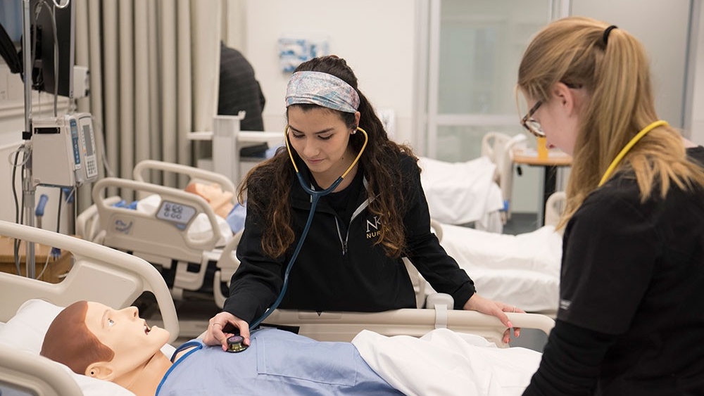 Students simulate healthcare professions at The College of Health and Human Services