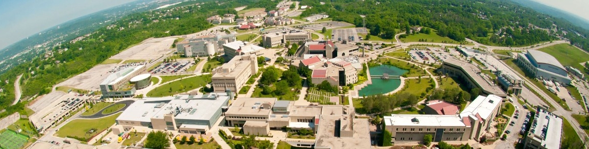 Aerial view of NKU campus