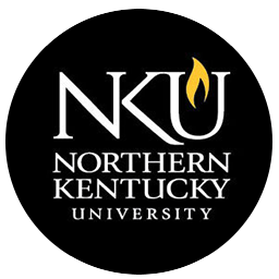 NKU logo in black circle
