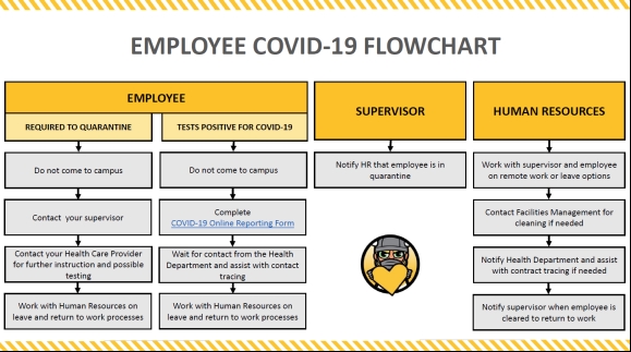 Employee Covid Flowchart