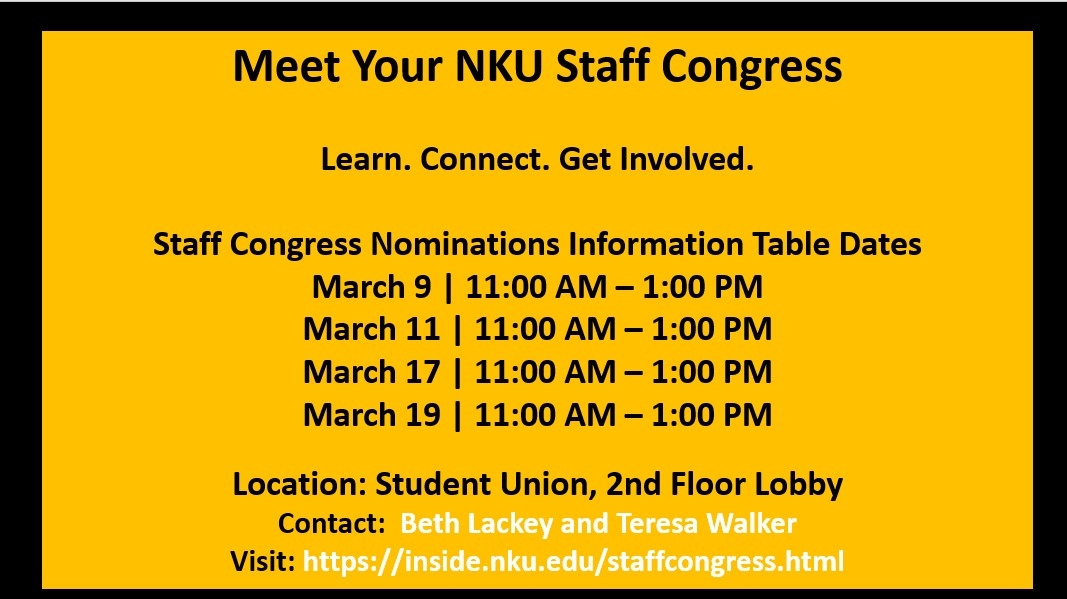 2026 SC Nomination Table Schedule