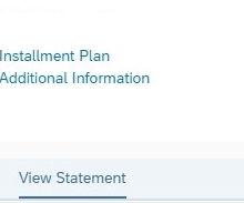 Installment Plan Enrollment Screenshot