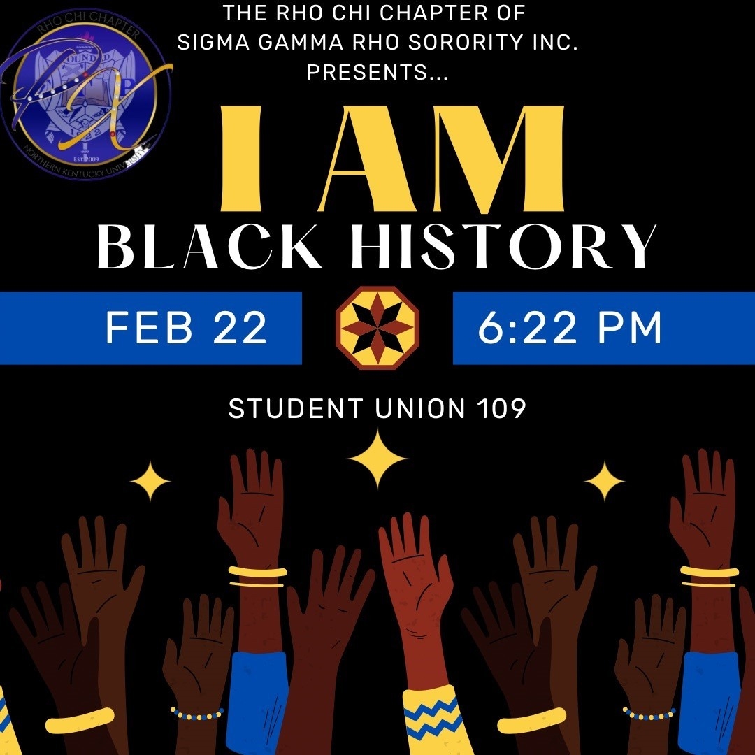 I Am Black History Flyer