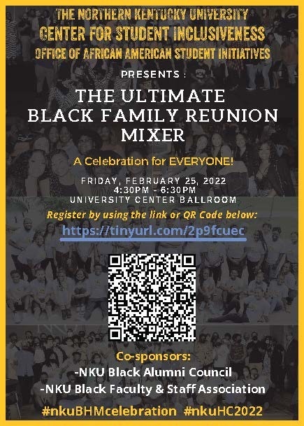 Ultimate Black Family Reunion Mixer Flyer