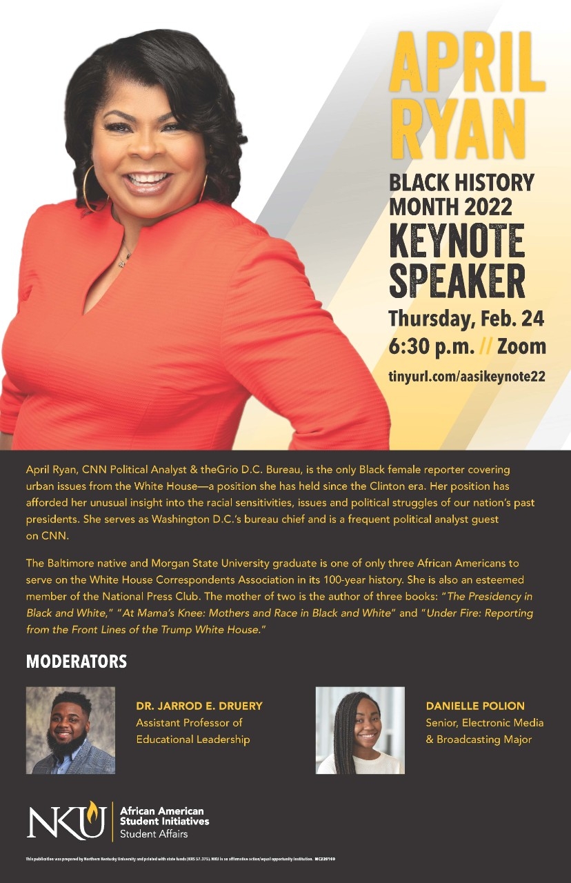 Black History Month Keynote Speaker: April Ryan