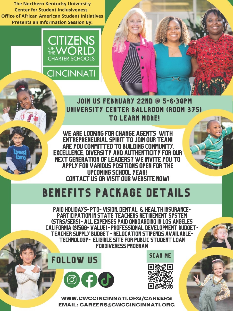 Citizen's of the World Charter School Information Session Flyer