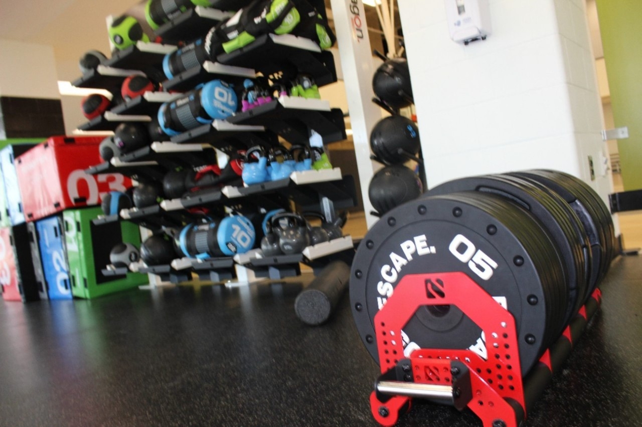 Weights in the Campus Rec Power Box