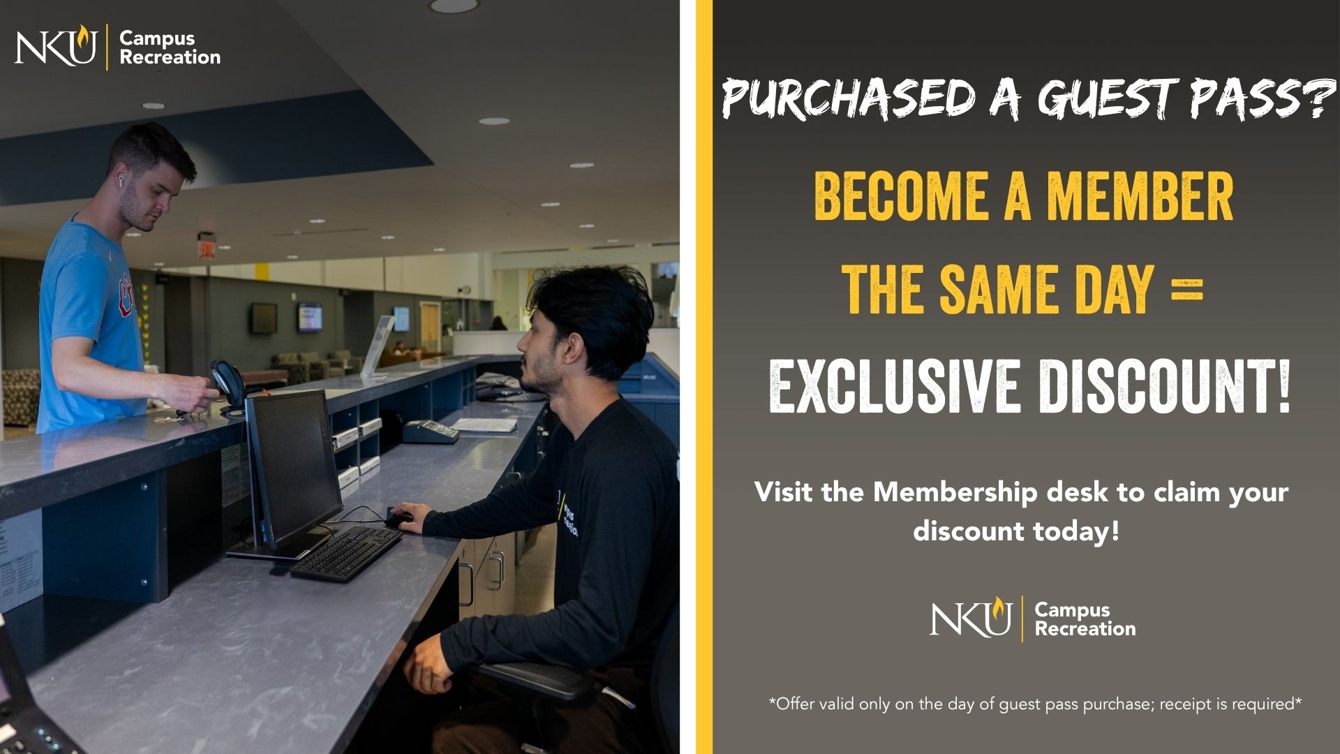 become a member via guest pass