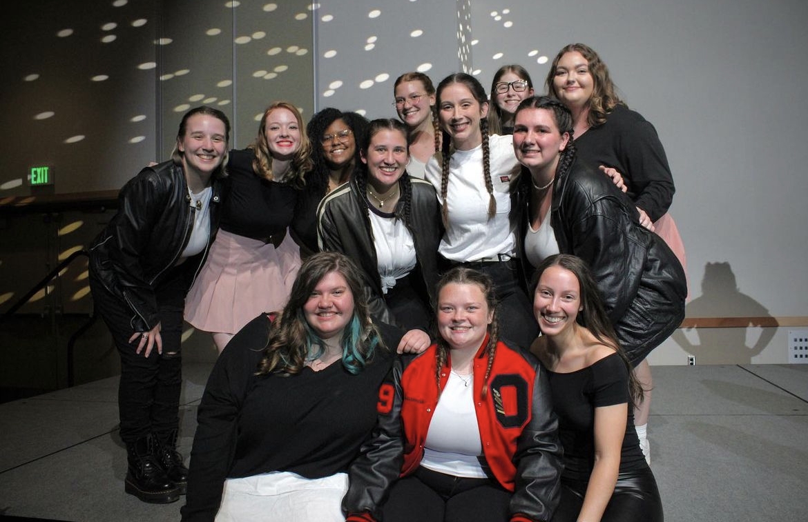 Fraternity and Sorority Life members at an event