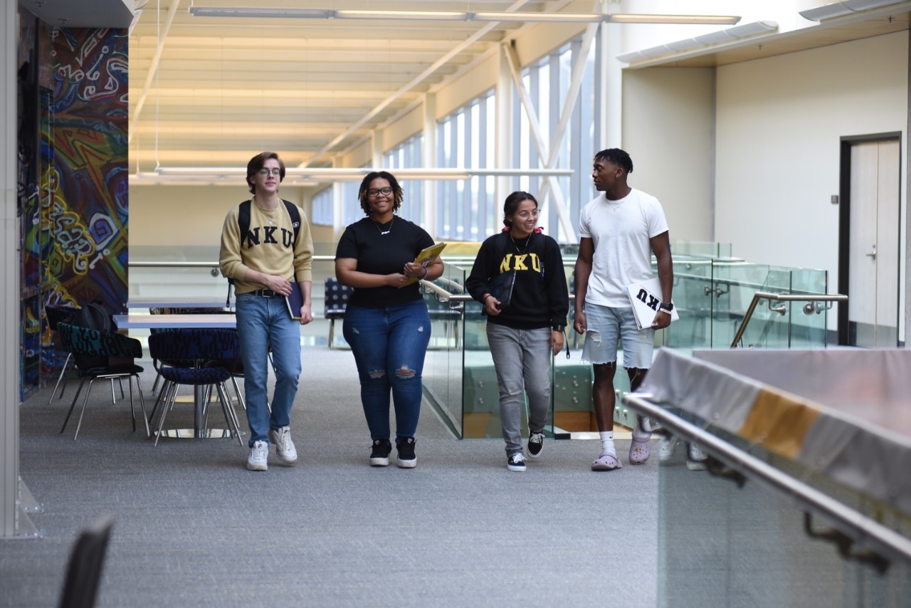 Hanging letter sculpture
