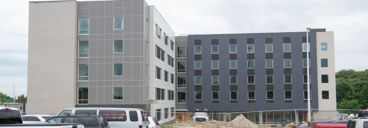 Photo of our newest residence hall