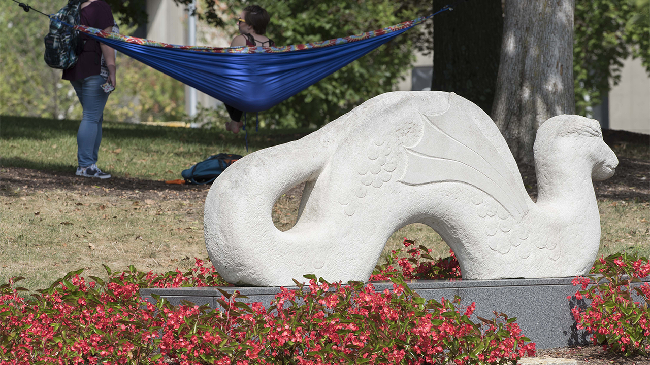 Art Installation of Dragon on NKU quad
