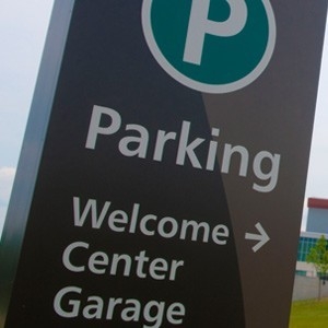 Parking sign